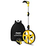 Measuring Wheel Zozen Collapsible with Kickstand and Cloth Carrying Bag Measurement 0-9,999 Ft…