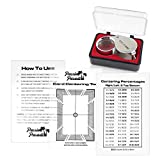 Passive Paradise Card Grading Centering Tool Set - 30x Magnifying Tool Included - Sports Trading Card Submission Pre-Inspection Kit