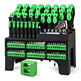 SWANLAKE 117PCS Magnetic Screwdrivers Set With Plastic Ranking,Tools Gift For Men