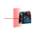 BOSCH GLL30 30ft Cross-Line Laser Level Self-Leveling with 360 Degree Flexible Mounting Device and Carrying Pouch