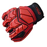 Anti Vibration Work Gloves Men,TPR Impact Protection Gloves,SBR Fingers & Palm Padded Safety Impact Reducing Mechanic Gloves