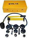 15ton Hydraulic Knockout Punch Kit Hand Pump 11 Dies Tool Hydraulic Opener