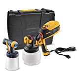 Wagner Spraytech 0529010 FLEXiO 590 Handheld HVLP Paint Sprayer, Sprays Unthinned Latex, Includes Two Nozzles - iSpray & Detail Finish Nozzle, Complete Adjustability for All Needs