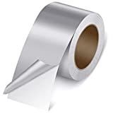 Aluminum Tape High Heat Resistant Sealing Tape High Temperature Flue Tape Aluminum Foil Duct Tape High Temp Metal HVAC Tape for Duct Work AC Units Furnace Dryer Vent, 115 Feet (1.97 Inch in Width)