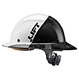 LIFT Safety - HDF50C-19WC Lift Safety DAX Fifty 50 Carbon Fiber Full Brim Hardhat (White)