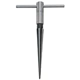 General Tools 130 T Handle Reamer, 1/8-1/2 Inch (3.175mm-12.7mm) Tapered/Fluted, Guitar Woodworker Luthier Tool