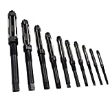 New 9 Set High Speed Steel Adjustable Hand Reamers H4-H12 15/32' to 1-3/16' for Drilling Machine and Other Machine