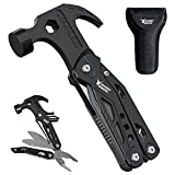 Multi tool Hammer, Rush Deer 14 in 1 Small Hammer With Pliers Screwdrivers Bottle Opener Knife. Camping Accessories Survival Gear Cool Gadgets.Father Day Gifts Anniversary Birthday Gifts For Men Women