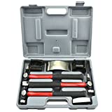 NEIKO 20709A Auto Body Fender Repair Hammer and Dolly Set | 7 Piece | Car Body Repair Tool Kit for Dents