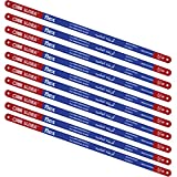 Sdstone Hacksaw Blades High Speed Replacement Blades 18TPI - 12' Length Cutting Hacksaw Blade - Carbon Strength Steel with 18 Teeth Per Inch (10 Pack)