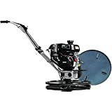 TOMAHAWK 24' Power Trowel Edger Walk Behind Gas Power 6 HP Kohler Engine with Blades 24' Float Pan for Concrete Finishing Cement Floor Surface