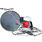 TOMAHAWK 36' Power Trowel Walk Behind Gas Power 5.5 HP Honda Engine with Blades Float Pan for Concrete Finishing Cement Floor Surface
