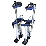 marddpair Drywall Stilts 24-40 inch Grade Adjustable Auminum Tool Stilt for Painting or Cleaning - Silver