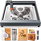 xTool D1 Laser Engraver, 0.08 * 0.08mm Compressed Spot, 5w-7.5w Laser Output Power Diode DIY Laser Engraver and Cutting Machine for Wood and Metal (17'x15.98')