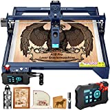 A10 Pro 50W Laser Engraver,10W Optical Power Ultra Fine Laser Engraving Master with Fixed-Focus Compressed Spot,Diode Laser Cutter for Wood Metal Engraving with Terminal Panel for Offline Engraving