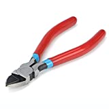 iCrimp PL2100 Diagonal Flush Cutter, 5-Inch Side Cutting Pliers, Electronics Pliers with Pointed Nose for Reeled Terminals, Soft Wires, Electronics, Jewelry Making, Zip Tes, Plastic