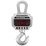 Mophorn Crane Scale 5Ton, Digital Hanging Scale 11000lbs, Heavy Duty Industrial Hanging Scale with Hook for Industrial Plants Workshops Agricultural Markets etc.