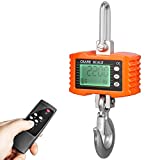 Anbull Hanging Scale with Remote Control 1000kg (2200lbs), Industrial Heavy Duty Crane Scale with Accurate Reloading Spring Sensor&LCD Display for Farm,Factory, Included Batteries, with CE Certified
