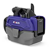 Stealth Cordless 2 Gallon Wet Dry Vacuum Cleaner, 18V Battery with Charger, Portable 3 in 1 Shop Vacuum with Blower Function, On-Board Accessory Storage, Ideal for Home, Car, Garage, Basement, EMV053