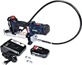 Lincoln 1888 PowerLuber 20 Volt Lithium Ion Professional High Pressure 2 Speed Cordless Grease Gun, 10,000 PSI, Two Battery Kit with Carrying Case and Charger