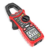 KAIWEETS HT206D Digital Clamp Meter T-RMS 6000 Counts, Multimeter Voltage Tester Auto-ranging, Measures Current Voltage Temperature Capacitance Resistance Diodes Continuity Duty-Cycle (AC/DC Current)