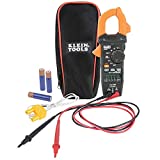 Klein Tools CL220 Digital Clamp Meter, Auto-Ranging 400 Amp AC, AC/DC Voltage, TRMS, Resistance, Continuity, NCVT Detection, and Temp