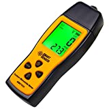 Handheld Carbon Monoxide Meter, 80db Light CO Leak Detector, Portable Handheld CO Detector, CO Gas Analyzer with LCD Display, 0-1000 ppm High Precision