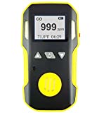 Carbon Monoxide CO Meter by Forensics | USA NIST Calibration | Dust & Explosion Proof | USB Recharge | Sound, Light and Vibration Alarms | 0-1000 ppm |