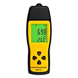 Handheld Carbon Meter, Portable Precision Detector LCD Digital Display Multipurpose Gas Monitor Tester, 0-1000ppm (Battery Not Included)