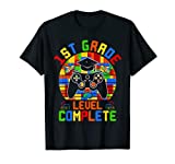 1st Grade Level Complete Graduation Block Builder Gamer T-Shirt