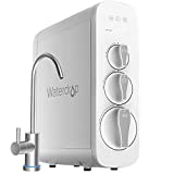 Waterdrop G3 Reverse Osmosis System, Tankless RO Water Filtration Systems, Under Sink, NSF Certified, TDS Reduction, 400 GPD, Smart Faucet, UL Listed Power, USA Tech, Brushed Nickel Based Faucet