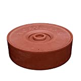 Caspian 8-1/2'Dia Brown Brick Color Tortilla Keeper/Warmer/Server Pancake Keeper with Lid, Food Container, Perfect for Keeping Tortillas, Pancakes, Waffles, Taco Warm, 1 Piece