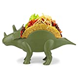 Funwares TriceraTaco Holder Ultimate Dinosaur Taco Stand, Holds 2, Green
