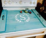 Farmhouse Noodle Board - Choose Stove Oven Cover, Sink Cover, Serving Tray, Farmhouse Decor, Monogram Personalized Kitchen Storage, Asst Colors