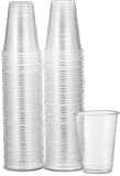 Plasticpro 7 oz Clear Plastic Disposable Drinking Cups [100 count]
