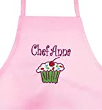 Personalized Kids Apron Embroidered With Name and Design