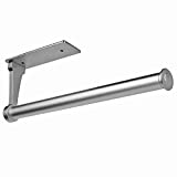 Paper Towel Holder,Paper Towel Holder Under Cabinet Bulk- Self-Adhesive,Paper Towel Holder Wall Mount Both Available in Adhesive and Screws,Stainless Steel Paper Towel Holder Sturdy and Durable
