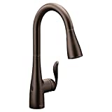 Moen 7594EWORB Arbor Motionsense Wave Touchless One-Handle Pulldown Kitchen Faucet Featuring Power Clean, Oil Rubbed Bronze