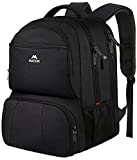 Lunch Backpack, Insulated Cooler Backpack Lunch Box Backpack for Men Women, 17 Inch Laptop Backpack with USB Charging Port Commuter Backpack for College School Work Office Travel, Black