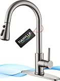 Kitchen Faucet with Pull Down Sprayer Multitask Mode Single Handle High Arc Pull Out Kitchen Sink Faucet Offers Efficient Cleaning for RV, Laundry, Bar