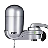 PUR PLUS Faucet Mount Water Filtration System, Chrome – Vertical Faucet Mount for Crisp, Refreshing Water, FM3700