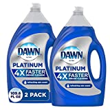 Dawn Platinum Dishwashing Liquid Dish Soap, Refreshing Rain Scent, 54.9 fl oz (Pack of 2)