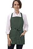 Chef Works unisex adult Three Pocket Apron apparel accessories, Hunter Green, 24-Inch Length by 28-Inch Width US