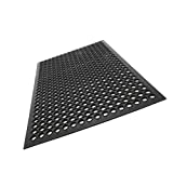 Tinkertory Non-Slip Floor Mat Industrial Anti-Fatigue Drainage Rubber