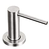 Soap Dispenser for Kitchen Sink Brushed Nickel GAPPO Stainless Steel Countertop Pump Hand Lotion Built in Bottlend Lotion Built in Bottle
