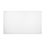 Commercial Plastic 30 x 18 Inch Carving Board with Groove, HDPE Poly, 0.5 Inch Thick, White NSF