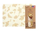 Bee's Wrap - Large Bread Wrap - Made in The USA with Certified Organic Cotton - Plastic and Silicone Free - Reusable Eco Friendly Beeswax Food Wraps