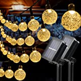 Solar String Lights, 2 Pack Solatec Outdoor String Light 60 LED 40ft 8 Lighting Modes Waterproof Solar Powered Patio Solar Light for Garden Yard Porch Wedding Party Decor (Warm White)