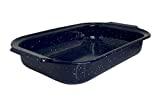 Traditional Blue Speckled Roaster/Baking Pan 16' x 12”