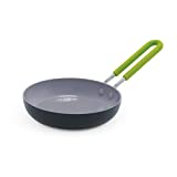GreenPan Mini Healthy Ceramic Nonstick, 5' Square Egg Pan, PFAS-Free, Dishwasher Safe, Stay Cool Handle, Black
